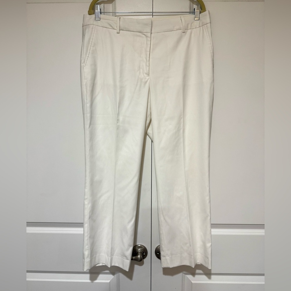 Talbots Off White Lined Dress Pants - Classic Tailored Style